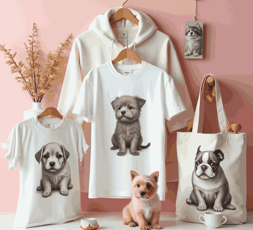 Custom Pet Merchandise – Apparel, Accessories & More